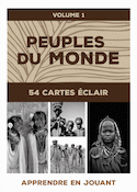 Peuples du monde : 54 cartes éclair